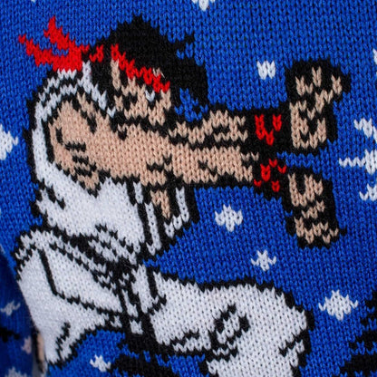 Street Fighter Christmas Pullover Ryu &