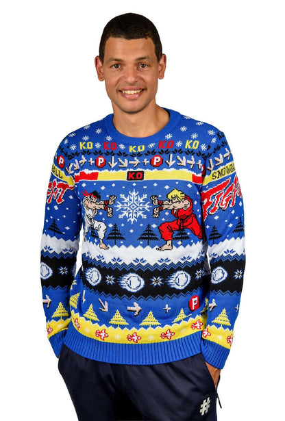 Street Fighter Christmas Pullover Ryu &