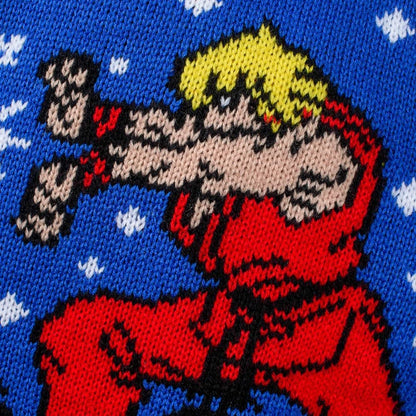 Street Fighter Christmas Pullover Ryu &
