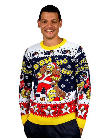 Simpsons Christmas Pullover D`oh Ho Ho!