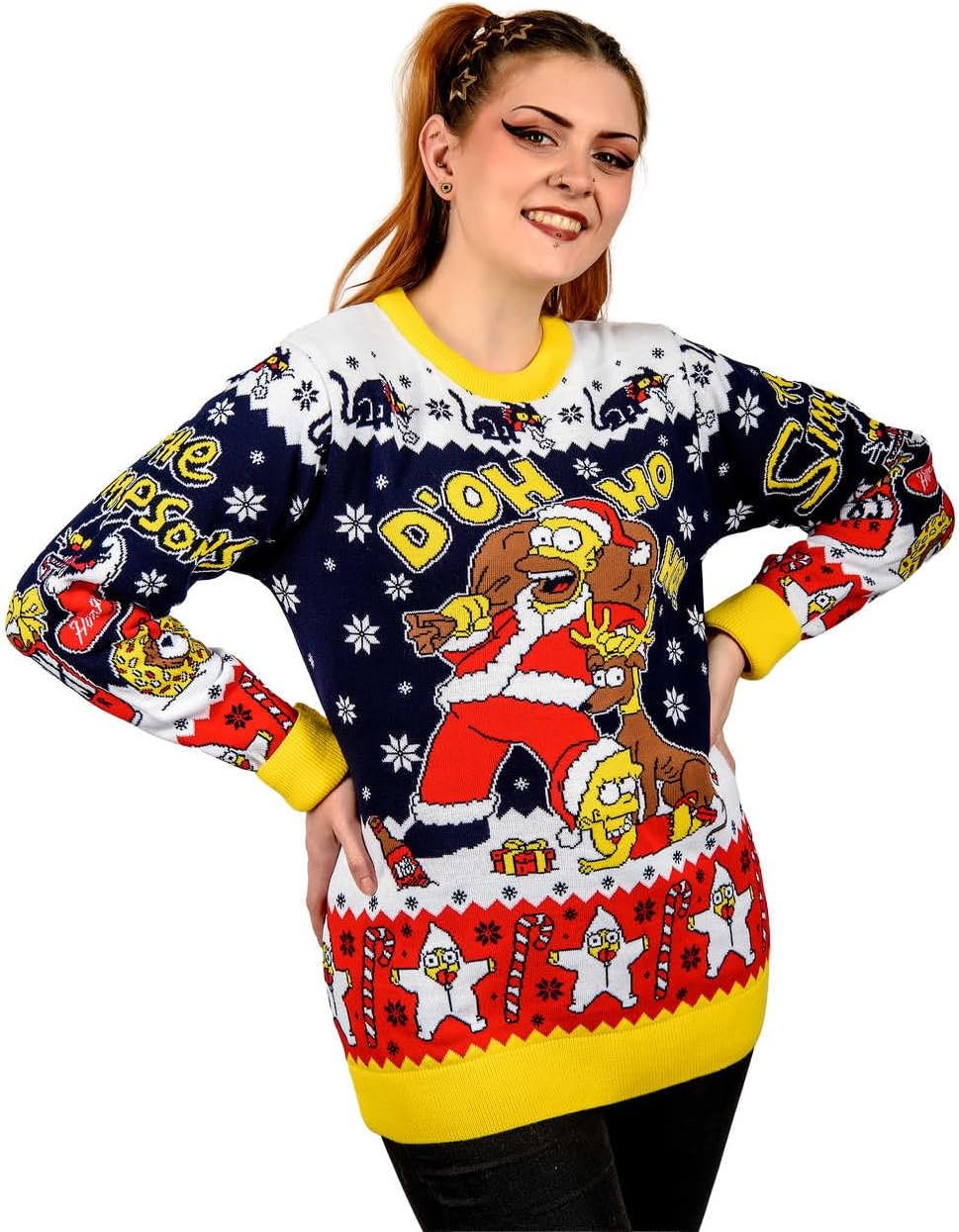 Simpsons Christmas Pullover D`oh Ho Ho!