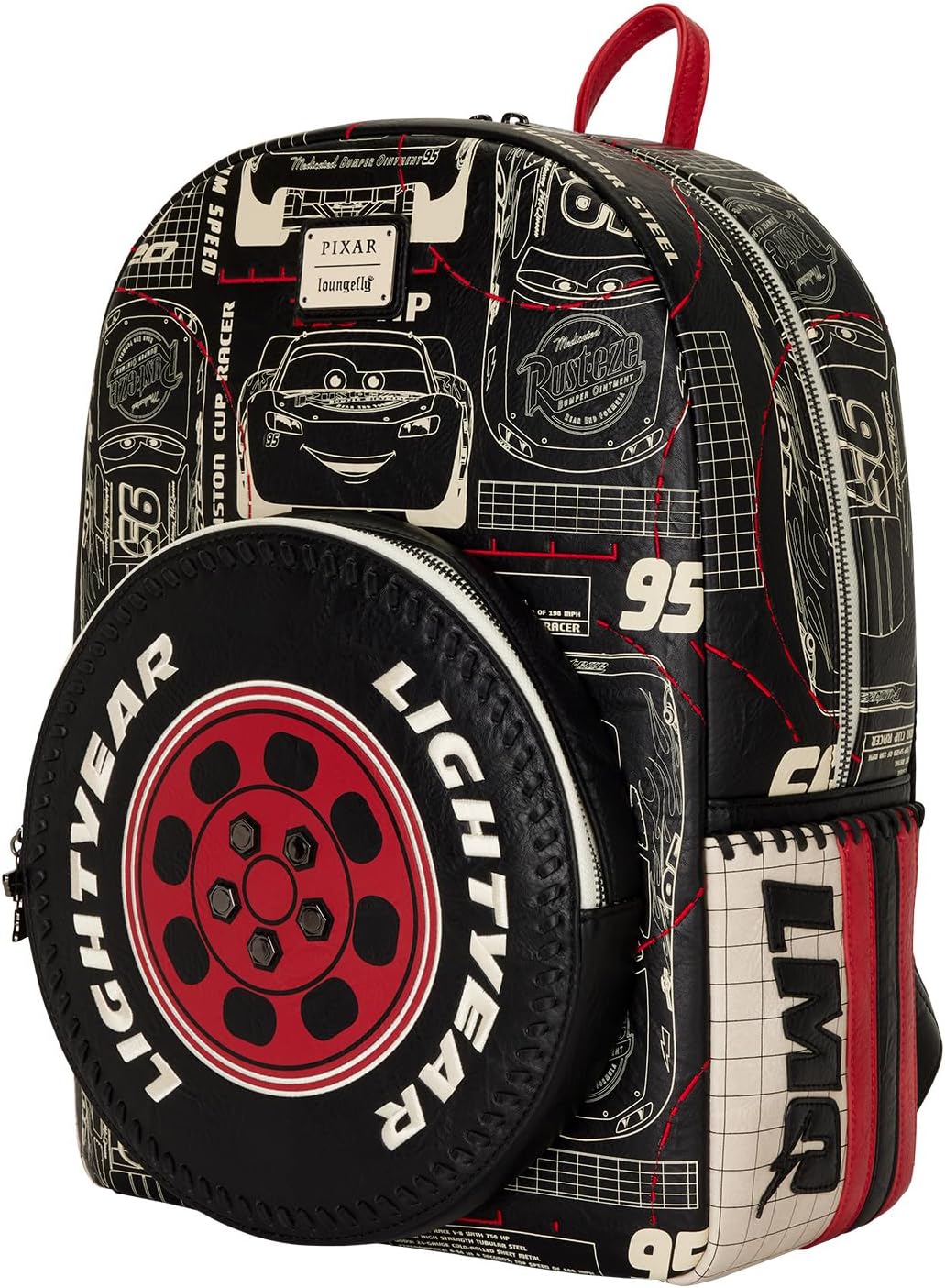 Loungefly Pixar: Cars Full-Size Backpack (Wdbk4230)