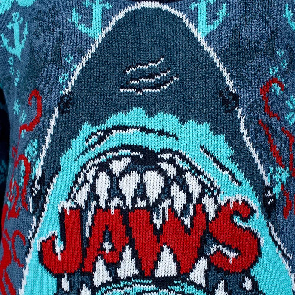 Jaws Christmas Sweater Jaws  Size L