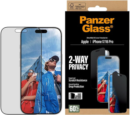 PanzerGlass Privacy Protector iPhone 17-16Pro