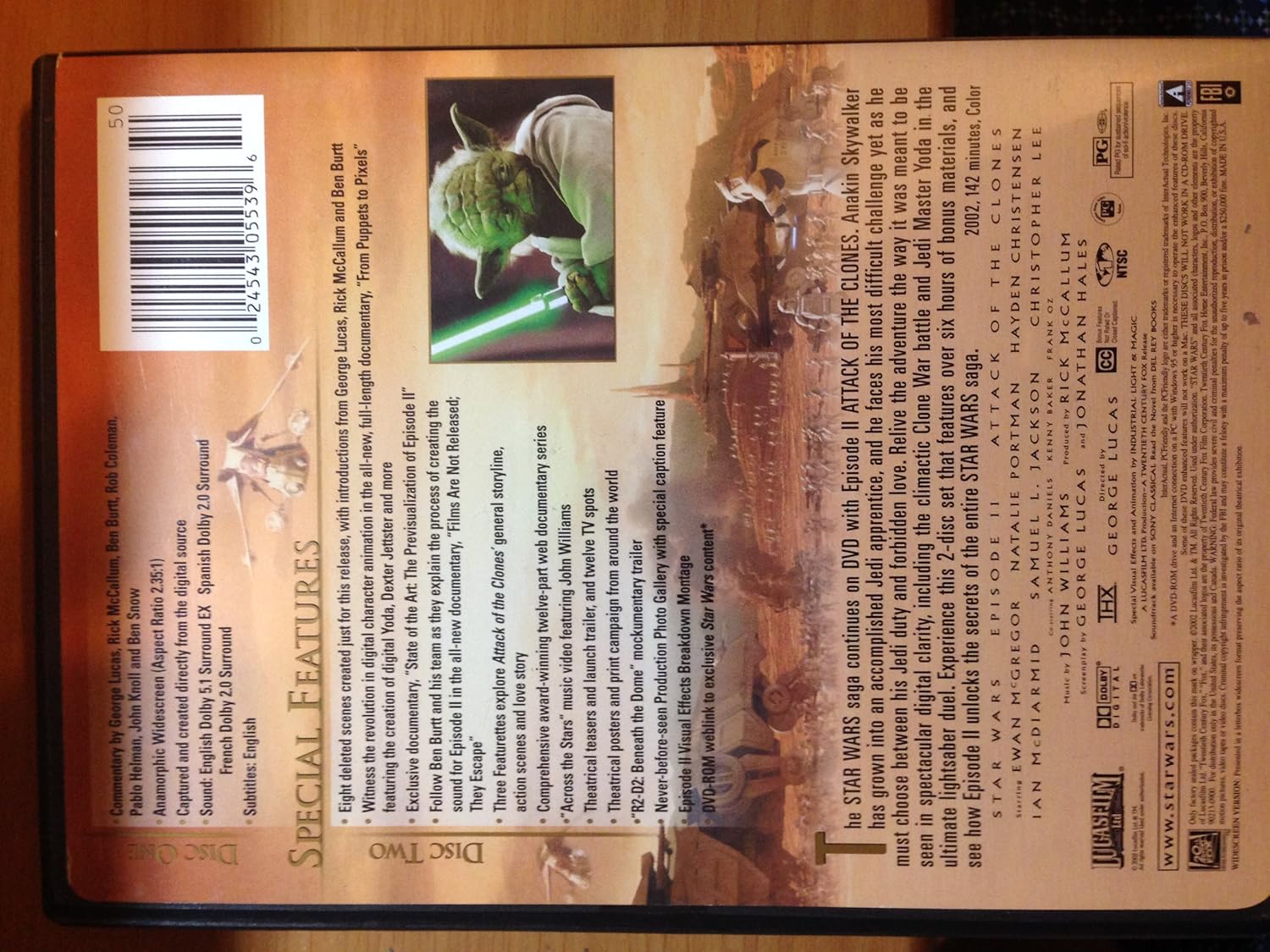 Star Wars Episode 2 - Attack Of The Clones
