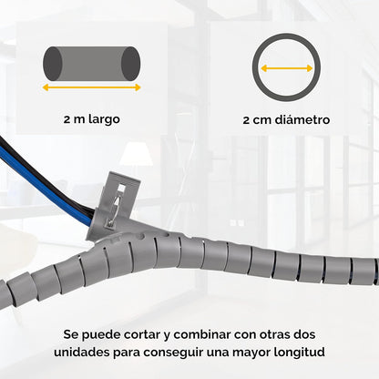Ordinacavi Cable Zip (Argento