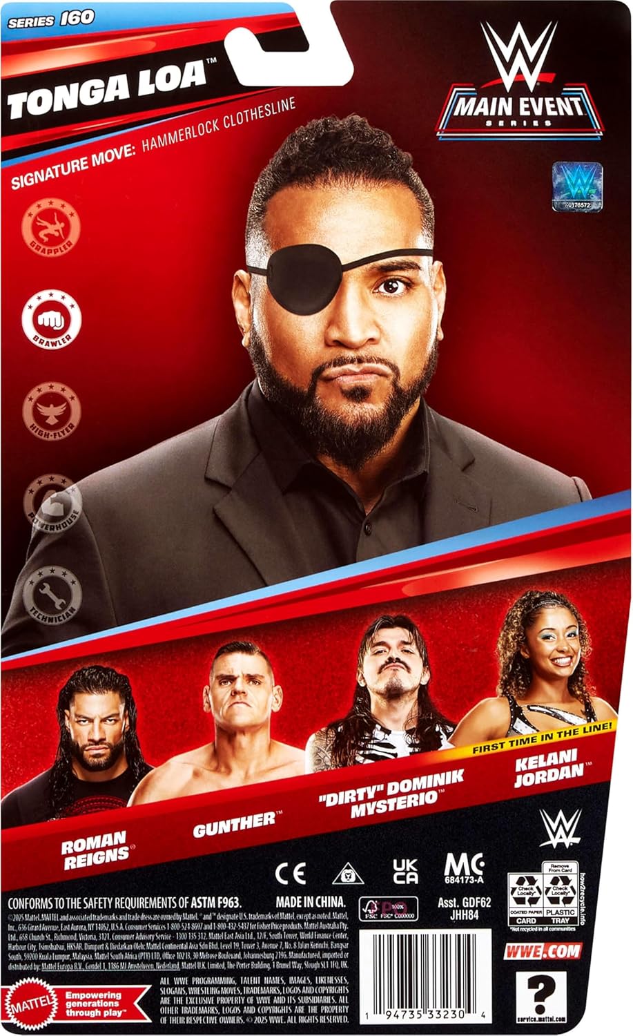 WWE MAIN EVENT TONGA LAO