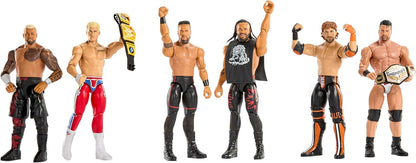Mattel WWE Main Event Showdown Action Figures 2-Pack with Accessory, Series #24 Tama Tonga & Jacob Fatu Collectible Set, 6-inch