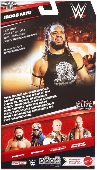 WWE - Elite Collection Figure -Jacob Fatu /Toys