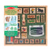 Melissa & Doug Jeu de timbres en bois Forêt tropicale, Cadeau pour filles et garçons, 20 timbres, tampon d’encre, 5 crayons, Jouet créatif, Loisirs créatifs pour filles et garçons de 3 4 5 6 7 ans