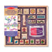 Melissa & Doug Jeu de timbres en bois Jardin Féerique, Cadeau pour filles et garçons, 20 timbres, tampon d’encre, 5 crayons, Jouet créatif, Loisirs créatifs pour filles et garçons de 3 4 5 6 7 ans