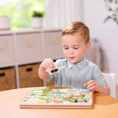 Melissa & Doug Old MacDonald's Farm Sound Puzzle - 8 Pieces