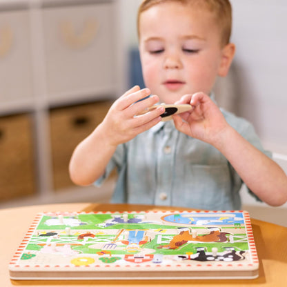 Melissa & Doug Old MacDonald's Farm Sound Puzzle - 8 Pieces
