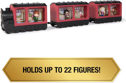 Wizarding World Harry Potter, Micro Magical Moments Hogwarts Express Collectibles Display & Carrying Case with 3 Figures, Kids Toys for Ages 6 and up