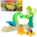 Monster Jam Mini Jams, Cobra’s Crazy Escape 71,1 cm Motorised Playset, 2 Exclusive Die-Cast ThunderROARus and JCB Digatron Monster Trucks, Kids Toys for Boy and Girls Ages 3 and up