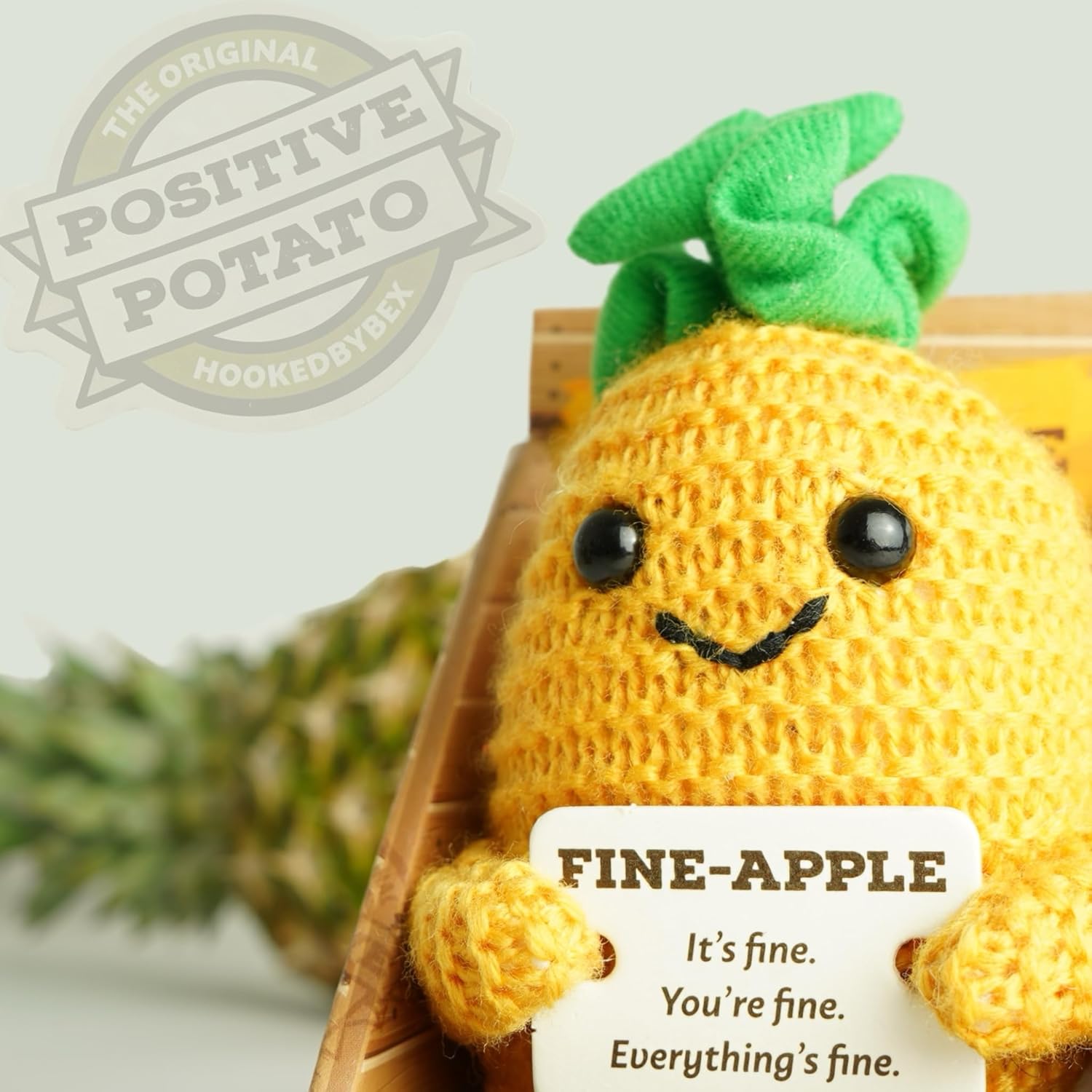 Positive Potato: The Original - 9Cm Fine-Apple Doll (Emotional Support Gift)