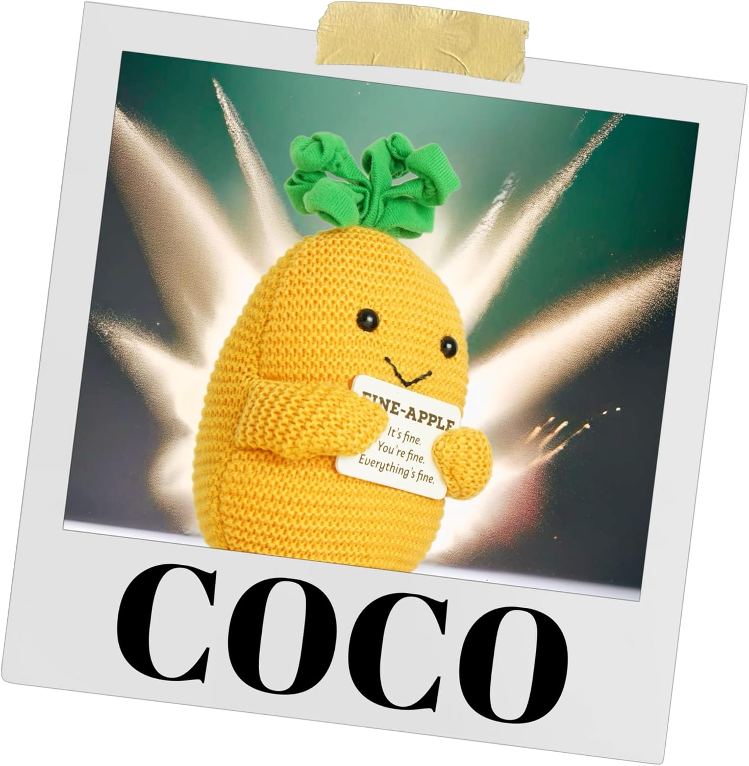Positive Potato: The Original - 9Cm Fine-Apple Doll (Emotional Support Gift)