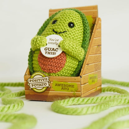 Positive Potato: The Original - 9Cm Awesome Avo Doll (Emotional Support Gift)