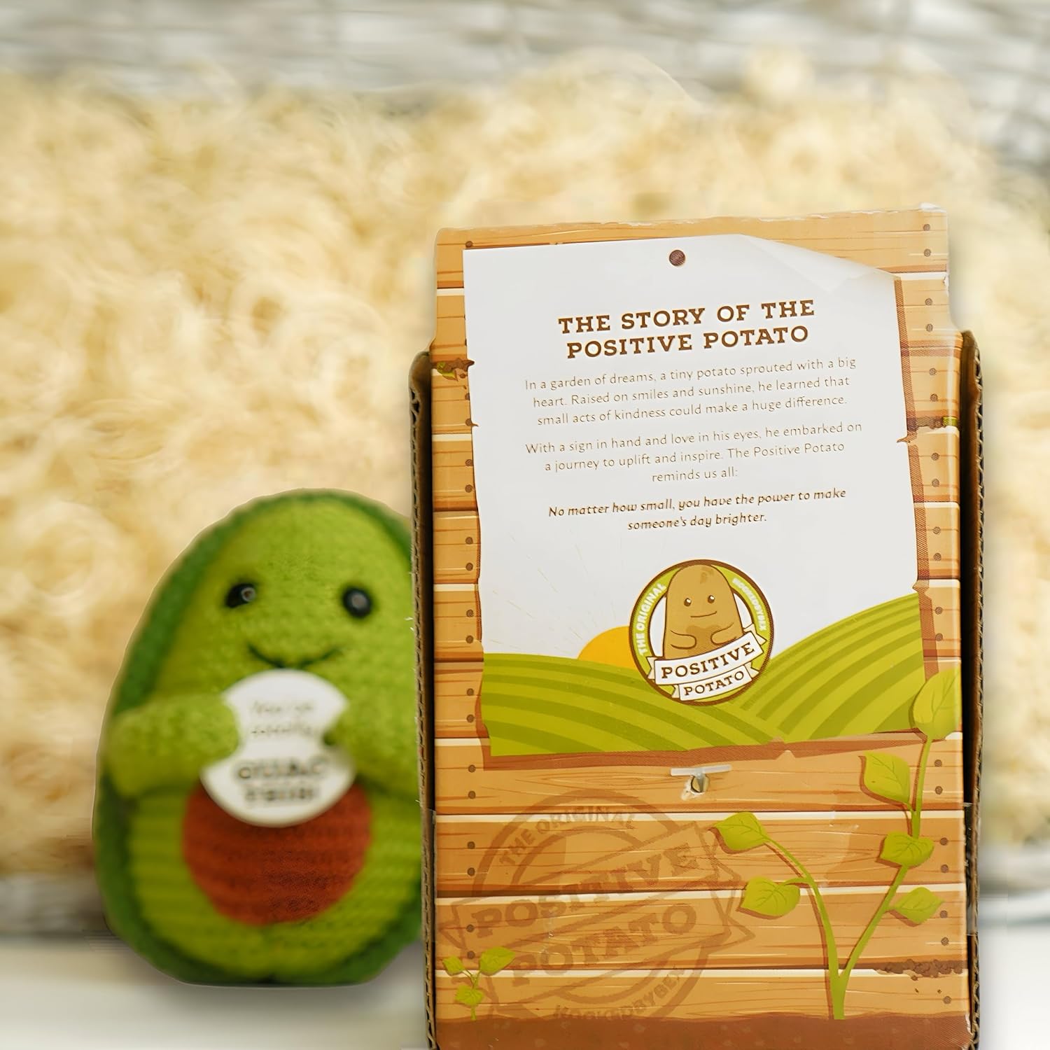 Positive Potato: The Original - 9Cm Awesome Avo Doll (Emotional Support Gift)
