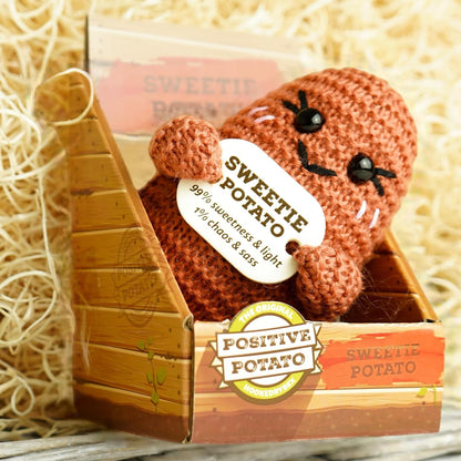 Positive Potato: The Original - 9Cm Sweetie Potato Doll (Emotional Support Gift)