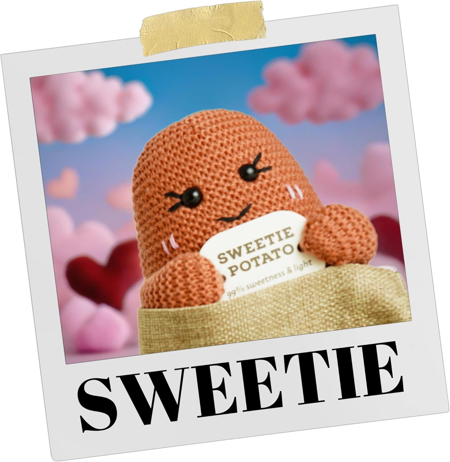 Positive Potato: The Original - 9Cm Sweetie Potato Doll (Emotional Support Gift)