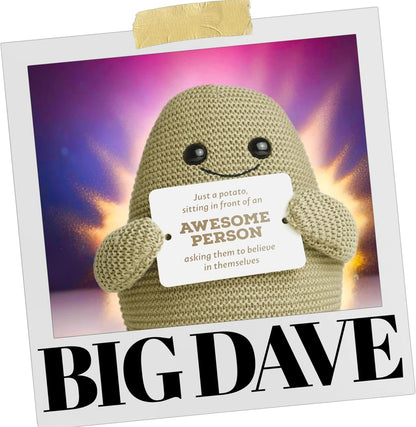 Positive Potato: The Original - 20Cm Big Dave Doll (Emotional Support Gift)