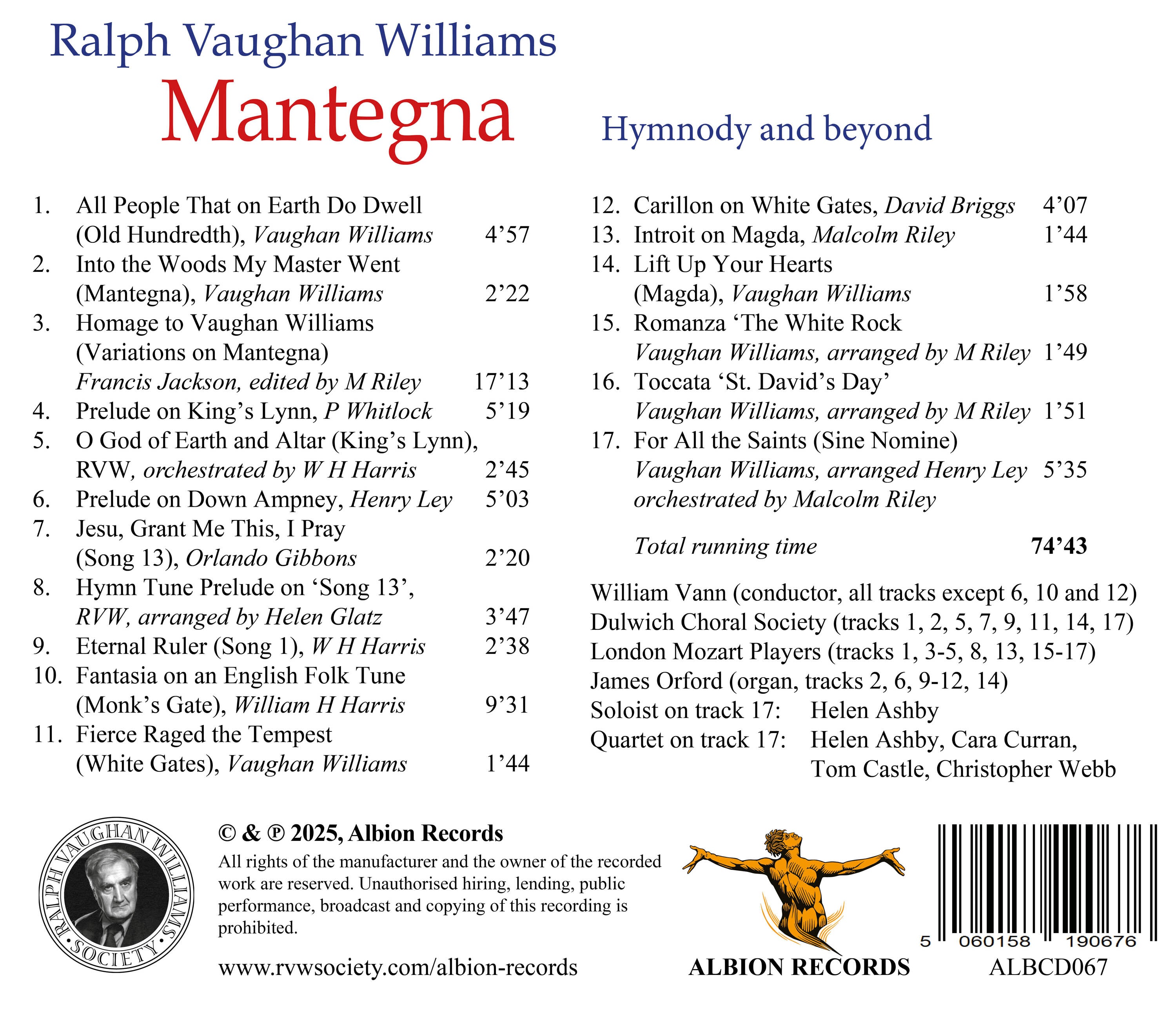 Ralph Vaughan Williams: Mantegna
