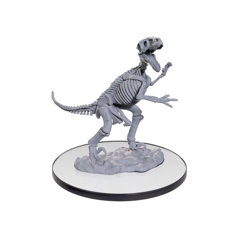 WizKids Deep Cuts | Unpainted Miniatures | Tabletop RPG Accessory | Wave 26 (Skeletal Raptor