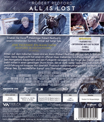 Redford, R: All is Lost (Blu-ray