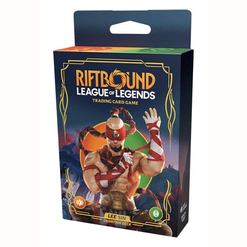 Riftbound: League Of Legends Tcg - Set 1 -Origins Champion Deck - Lee Sin