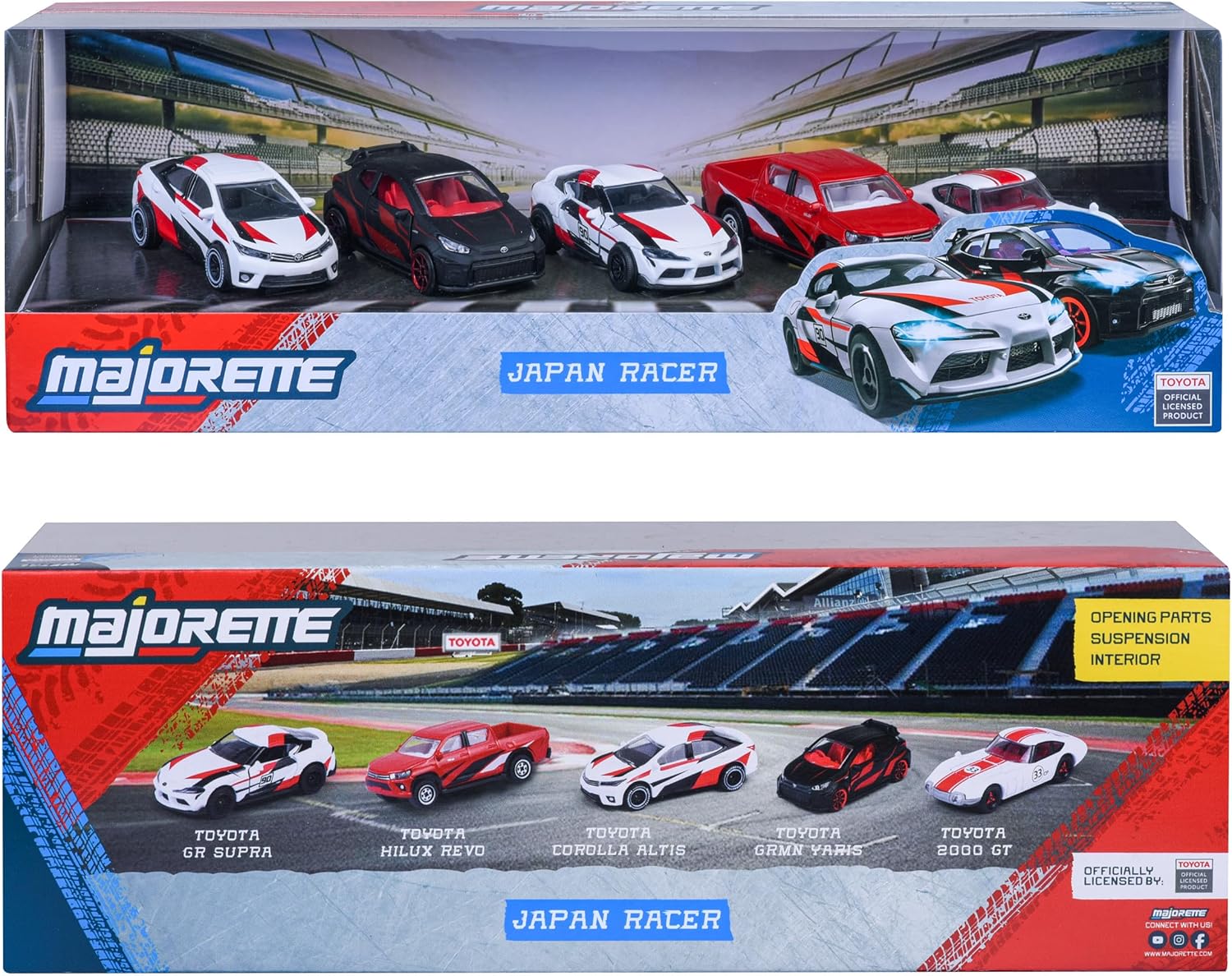 Majorette - Majorette Japan Racer Set 5dlg.