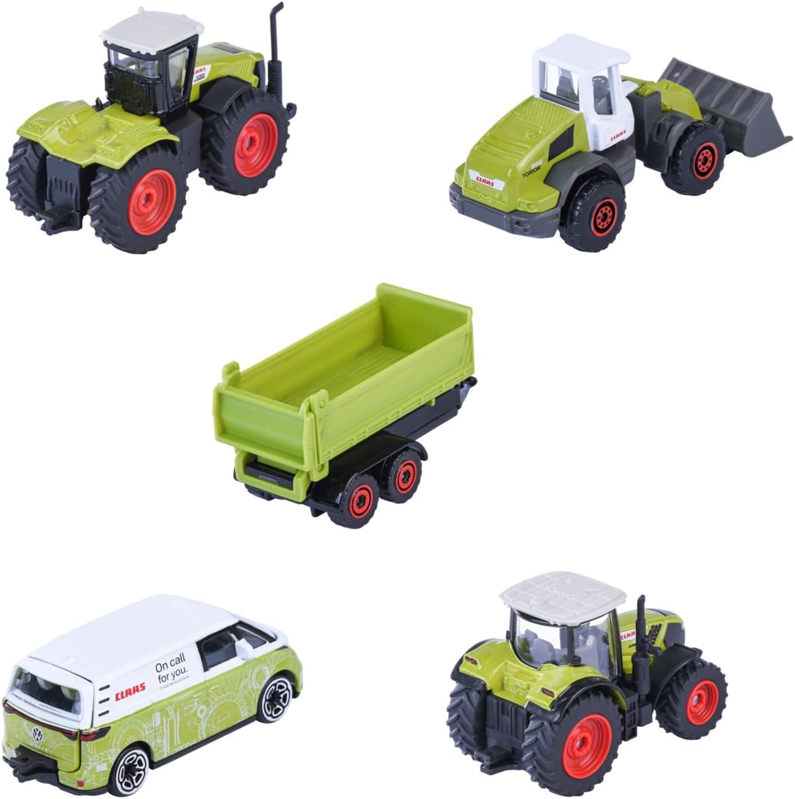 MAJORETTE Claas Farm 5 Pieces Giftpack