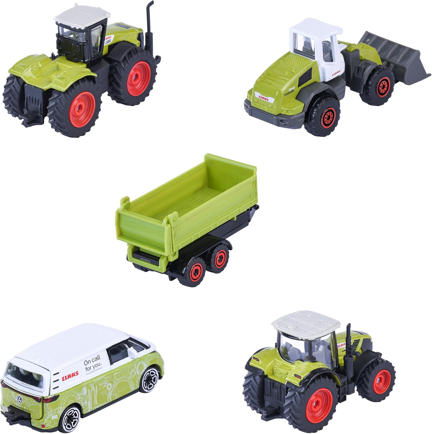 MAJORETTE Claas Farm 5 Pieces Giftpack