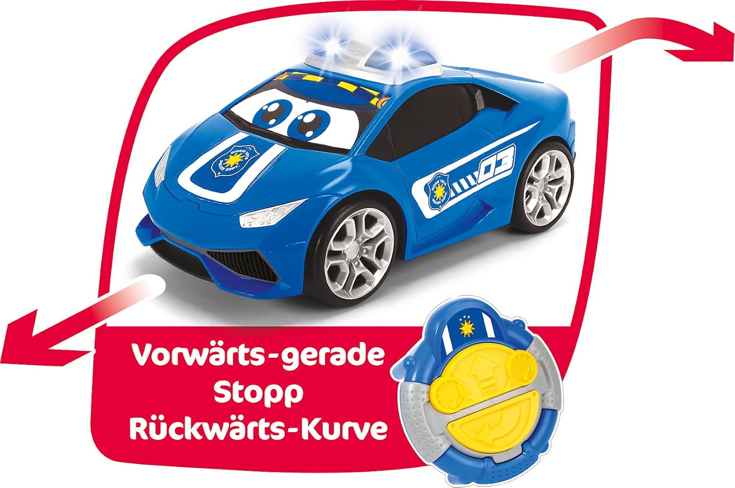 Dickie toys 204116000 abc IRC Paul Polizei