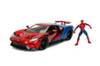 Jada Toys - Jada Marvel Spiderman 2017 Ford GT 1:24