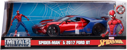 Jada Toys - Jada Marvel Spiderman 2017 Ford GT 1:24