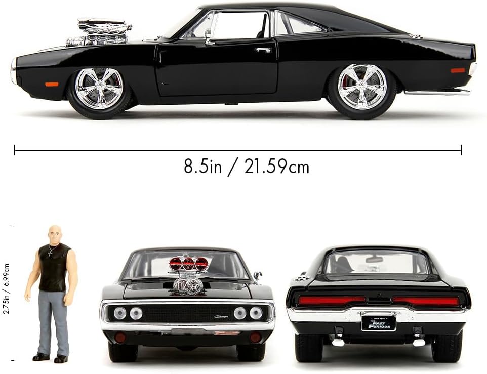 Jada Toys - Jada Fast&Furious 1970 Dodge Charger en Figuur 1:24