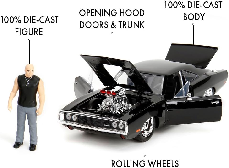 Jada Toys - Jada Fast&Furious 1970 Dodge Charger en Figuur 1:24