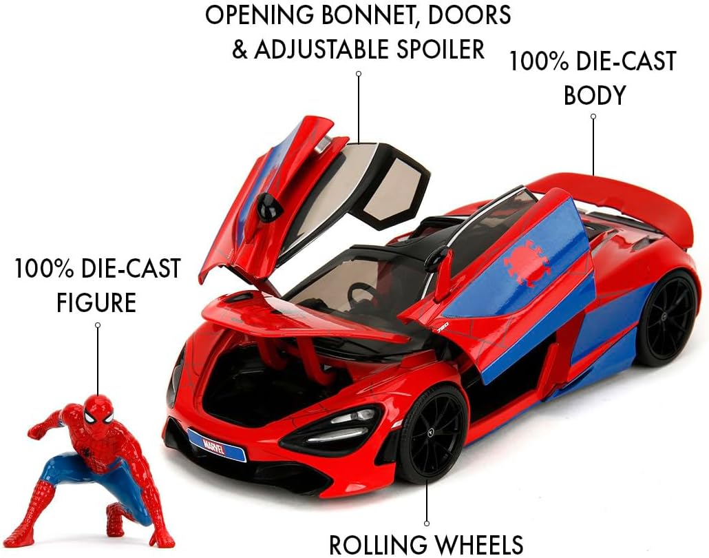 Jada Toys - Jada Marvel Spider-Man McLaren 720S 1:24