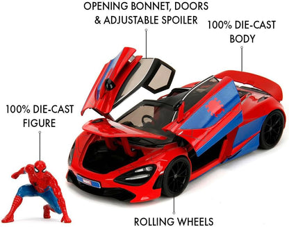Jada Toys - Jada Marvel Spider-Man McLaren 720S 1:24