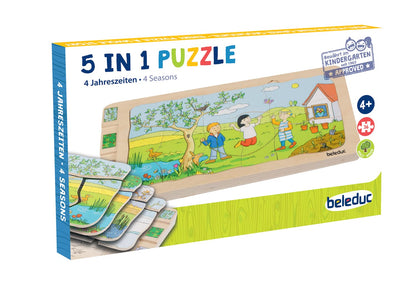 Beleduc - Beleduc Lagenpuzzel 4 Seizoenen