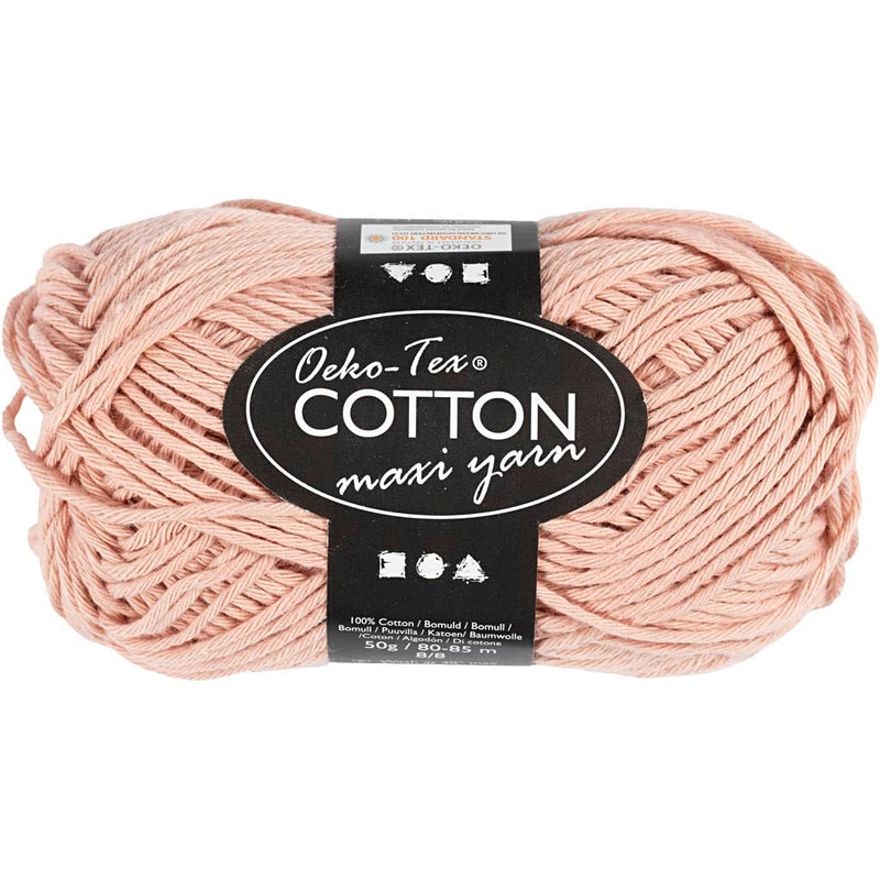 Creativ Company - Katoengaren Afm 8/8 L: 80-85 M Beige - 50gr.
