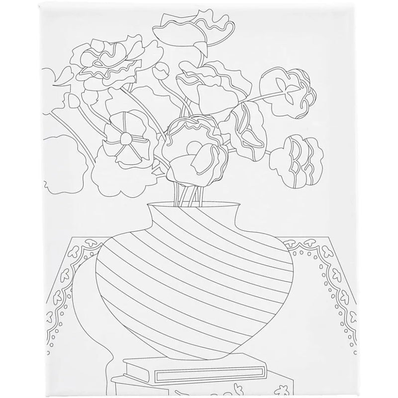 Creativ Company Painting Canvas Boeket 24 x 30 cm - Creative Toy