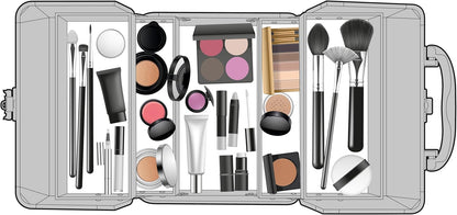 Make-up Koffer Zilver