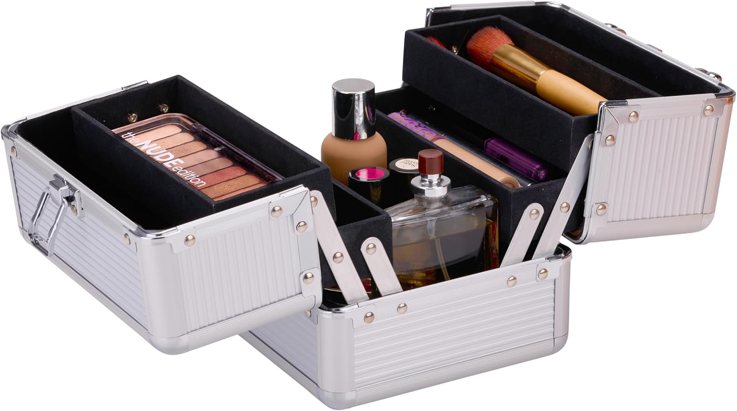 Make-up Koffer Zilver