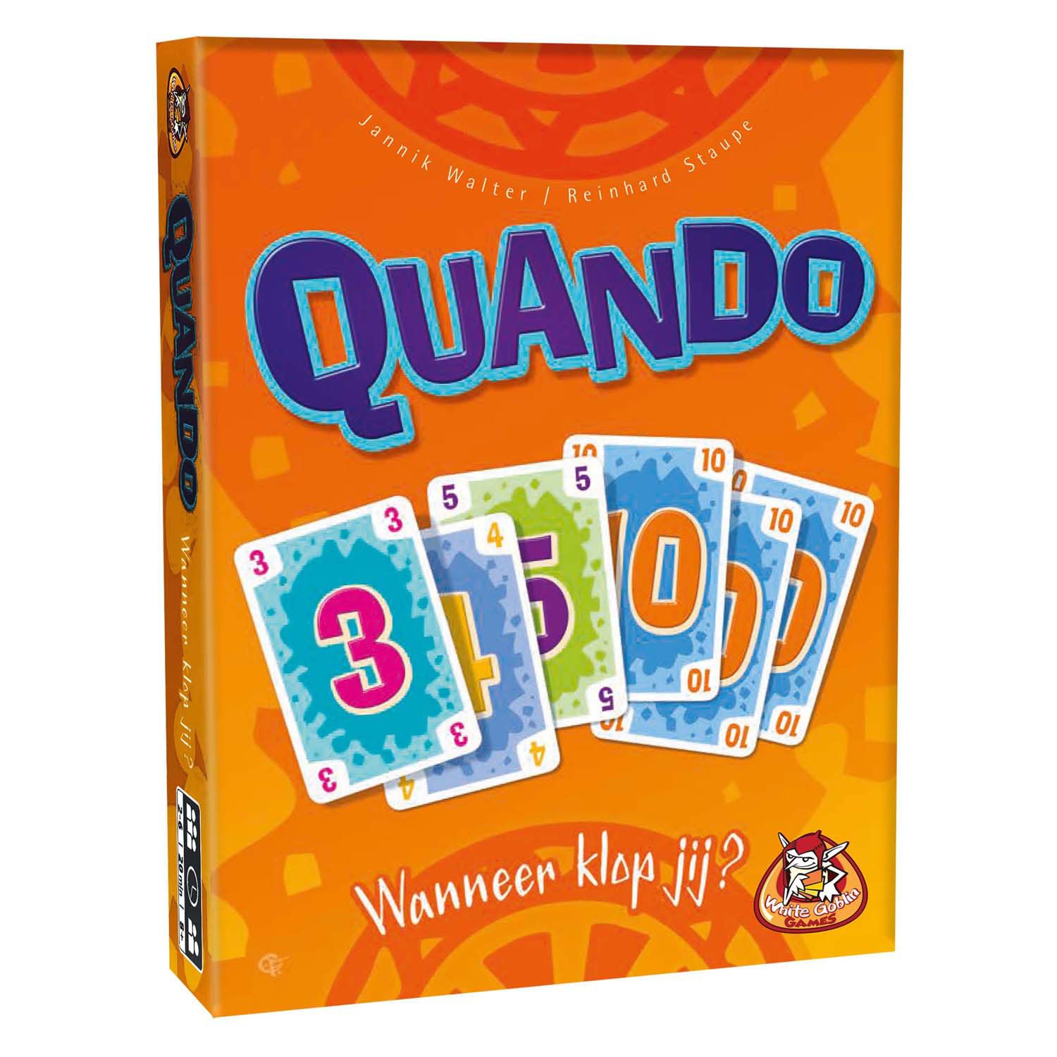 White Goblin Games card game Quando - family game - party game