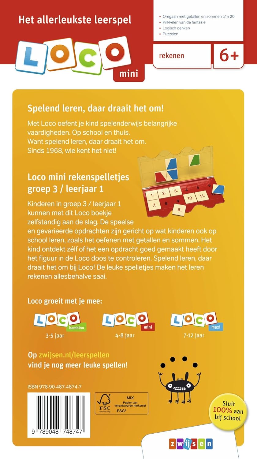 Loco - Oefenboekje Loco Mini Rekenspelletjes