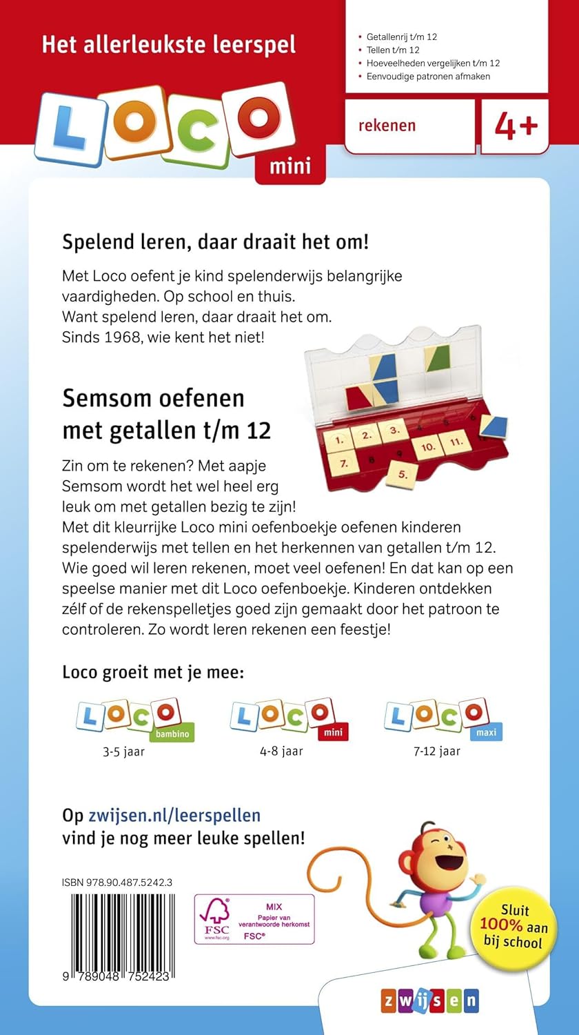 Loco - Loco Mini - Semsom Oefenen Met Getallen t/m 12