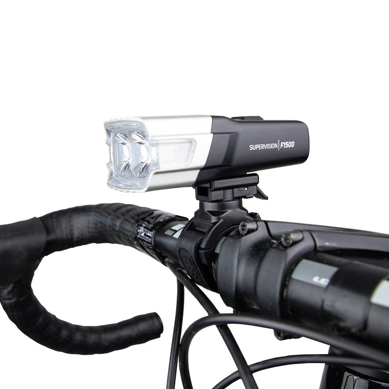 ZEFAL Supervision Éclairage LED - Lumière Velo - Lampe Velo LED Puissantes Rechargeable USB-C - Éclairage Avant de Vélo Ville et Loisirs