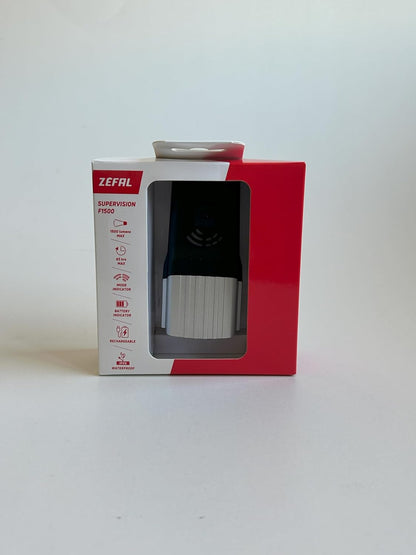 ZEFAL Supervision Éclairage LED - Lumière Velo - Lampe Velo LED Puissantes Rechargeable USB-C - Éclairage Avant de Vélo Ville et Loisirs